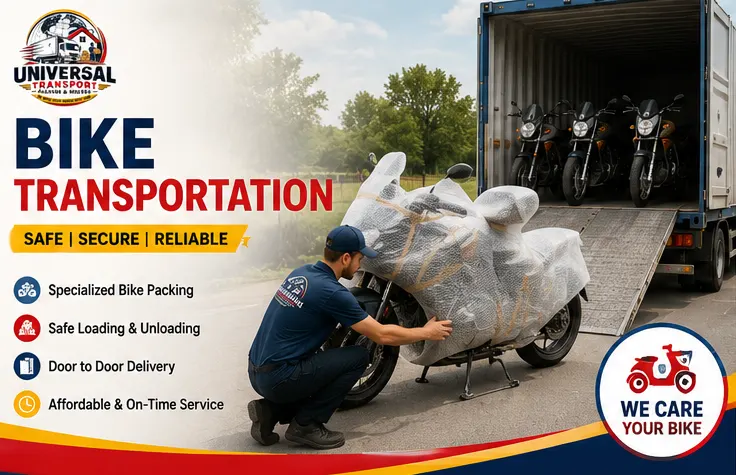 Bike transporation in Karnal