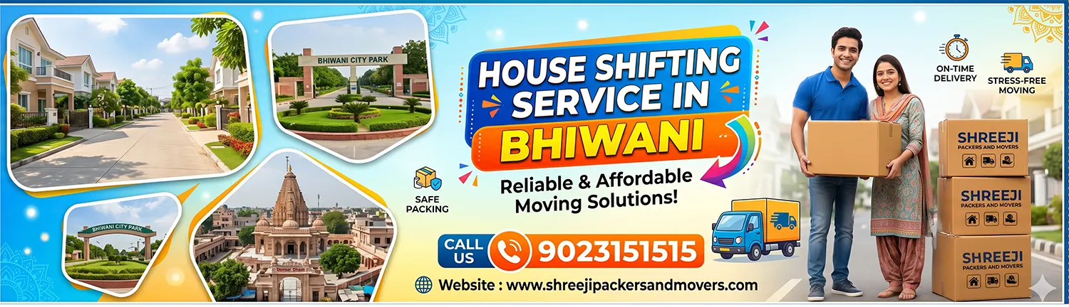 house shifting service in Bhiwani