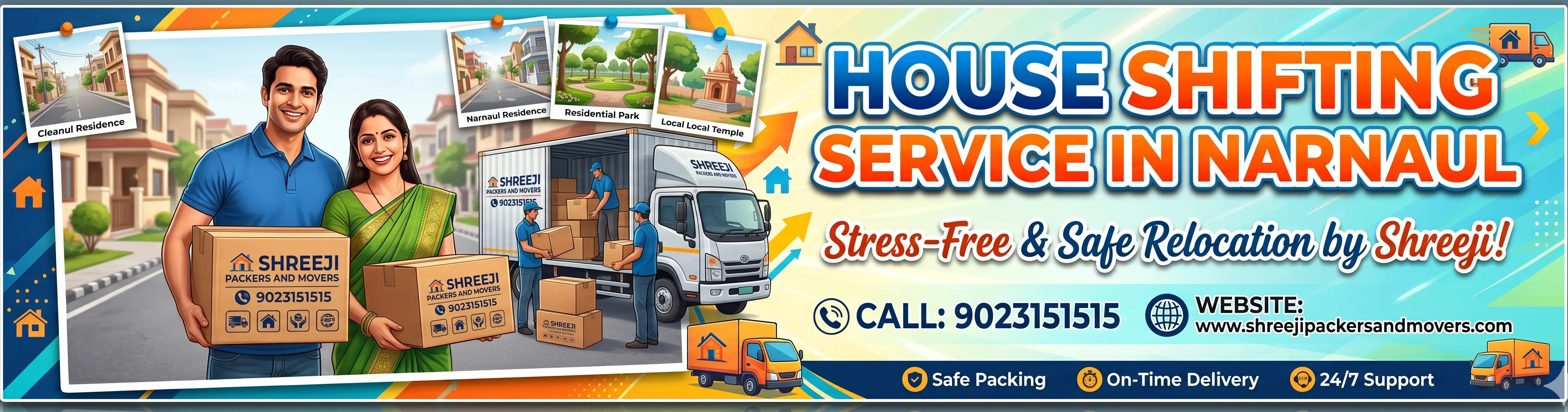 house shifting service in Narnaul