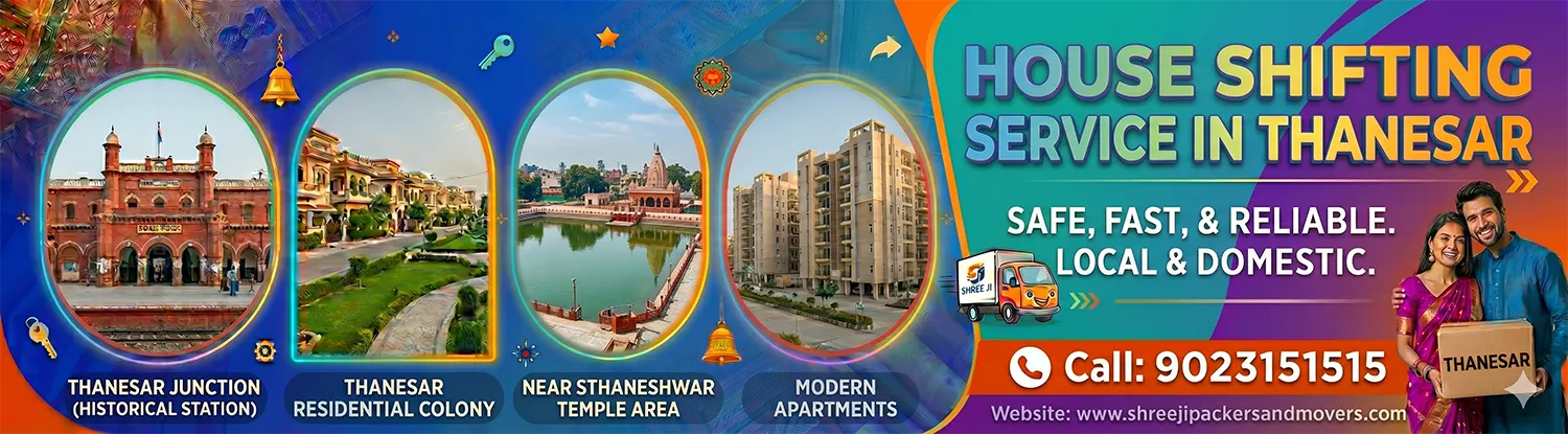 house shifting service in Thanesar