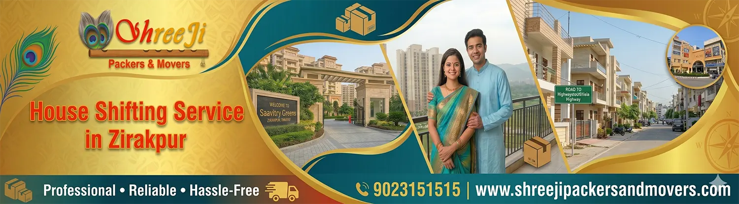 house shifting service in Zirakpur