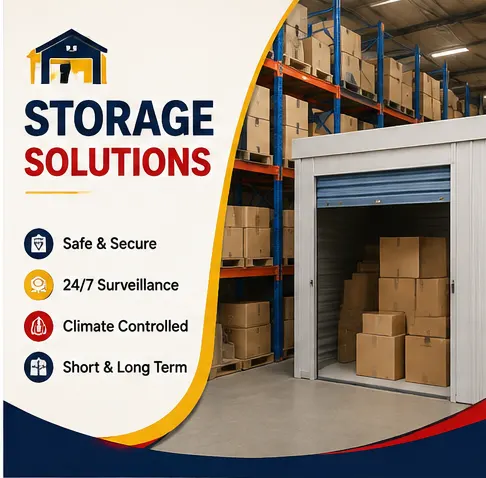 Secure household goods storage warehouse in Bathinda